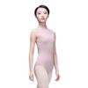 118141030 Mesh Sleeveless Ballet Leotards Button Back Fashion Leotards (L, Light Coffee) view 2