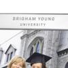 M. LA HART Brigham Young University Polished Pewter 8x10 Picture Frame view 2