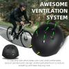67i Bike Helmet for Adults & Kids 8-14 - Adjustable L (22.83-23.82) Lightweight Ventilated Cycling Helmets with 11 Vents (Black) view 2