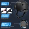 67i Bike Helmet for Adults & Kids 8-14 - Adjustable L (22.83-23.82) Lightweight Ventilated Cycling Helmets with 11 Vents (Black) view 3