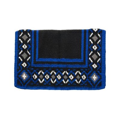 Tough 1 Diamond Design Saddle Pad Royal/Blk