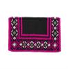 Tough 1 Diamond Design Saddle Pad Pink/Blk view 1
