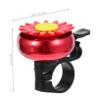 BESPORTBLE Bike Bicycle Bell for Kids Boys Girls Children Cycling Bell Ring Horn Handlebar Ring Ringer Sunflower Shaped - Red view 2