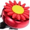 BESPORTBLE Bike Bicycle Bell for Kids Boys Girls Children Cycling Bell Ring Horn Handlebar Ring Ringer Sunflower Shaped - Red view 3