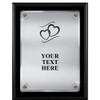 Crown Awards Hearts Plaques with Custom Engraving, 7x9 Personalized Floating Plaque Award, Great Customizable Gift Prime view 1