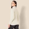 Amazon Essentials Women's Fisherman Cable Turtleneck Sweater (Available in Plus Size), Cream, Small view 3