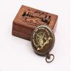 Adventure Compass-Gift for Him-Always Take The Scenic Route- Compass with Mountain and Road-Adventure Awaits view 1