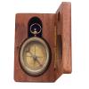 Adventure Compass-Gift for Him-Always Take The Scenic Route- Compass with Mountain and Road-Adventure Awaits view 3