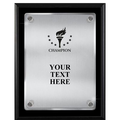 Crown Awards Champion Plaques with Custom Engraving, 7x9 Champion Floating Plaque Award, Great Personalized Champion Gift Prime