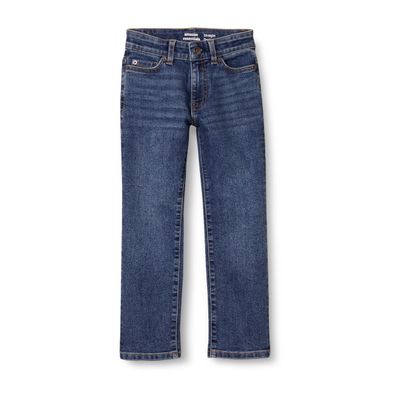 Amazon Essentials Boys' Regular Straight-Fit Jeans, Medium Wash, 14 Plus