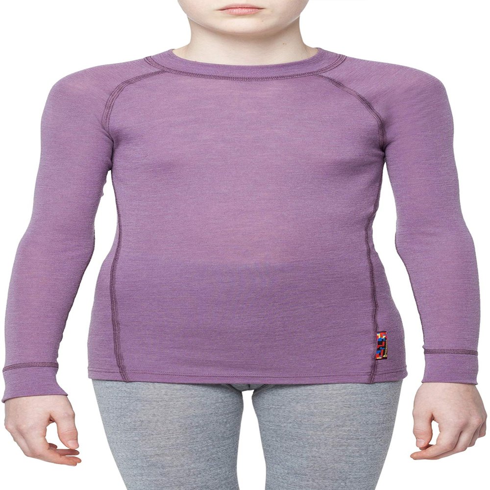 Thermowave - Merino Warm/Junior Merino Wool Thermal Shirt/Grapeade - from 4' to 4' 2"