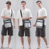 COVAX Clear Bag Stadium Approved, Clear Crossbody Messenger Shoulder Bag with Adjustable Strap for Concerts, Sports Events view 2