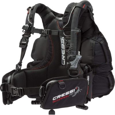 Cressi Scorpion, Black, XS