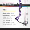 Diamond Archery Prism Compound Bow - Purple - 55 lbs, Left Hand view 2