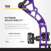 Diamond Archery Prism Compound Bow - Purple - 55 lbs, Left Hand view 3