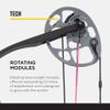 Diamond Archery Prism Compound Bow - Purple - 55 lbs, Left Hand view 4