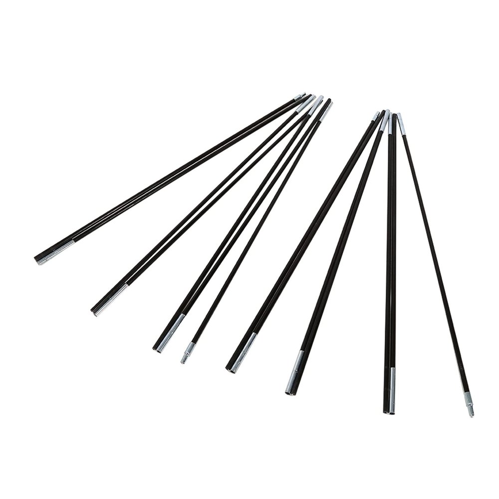 Tent Poles for Camping, 2Pcs Fiber Glass Lightweight Collapsible Tarp Replacement Poles Set