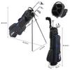 Golf Bag,4 Way Golf Bag Stand with Backpack Shoulder,6 Pockets Ping Golf Club Bag, 2 Bags in 1 for Women (4 Way-Blue) view 4