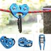 Climbing Pulley Alloy Constructed Single Swivel Rope Pulley Block for Hitch Tending Rigging Arborist Safety Equipment(Blue) view 4