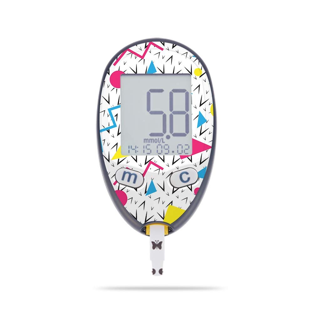 MightySkins Skin Compatible with Abbott Freestyle Freedom Lite - 90s Fun | Protective, Durable, and Unique Vinyl Decal wrap Cover | Easy to Apply, Remove, and Change Styles | Made in The USA