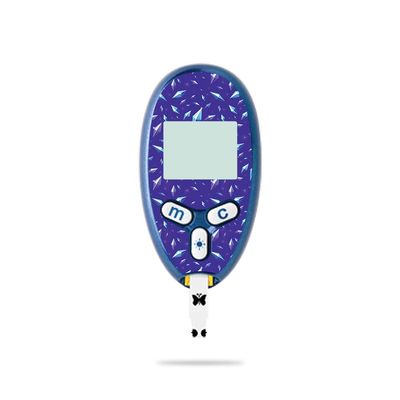 MightySkins Skin Compatible with Abbott Freestyle Lite - Crystal Gemstones | Protective, Durable, and Unique Vinyl Decal wrap Cover | Easy to Apply, Remove, and Change Styles | Made in The USA
