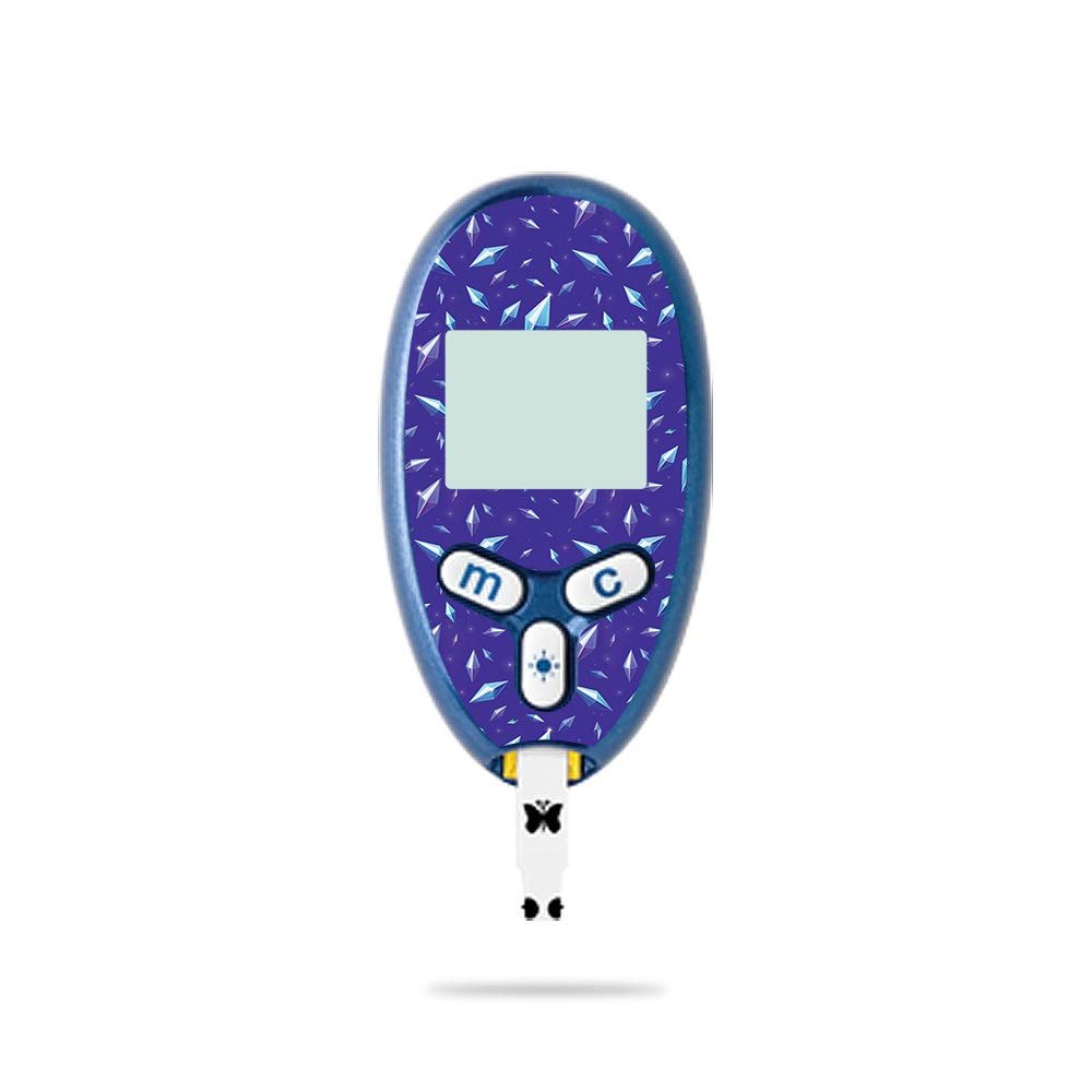 MightySkins Skin Compatible with Abbott Freestyle Lite - Crystal Gemstones | Protective, Durable, and Unique Vinyl Decal wrap Cover | Easy to Apply, Remove, and Change Styles | Made in The USA