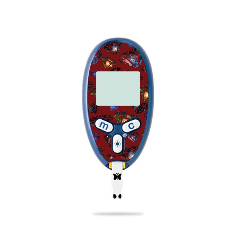 MightySkins Skin Compatible with Abbott Freestyle Lite - Diamond Galaxy | Protective, Durable, and Unique Vinyl Decal wrap Cover | Easy to Apply, Remove, and Change Styles | Made in The USA
