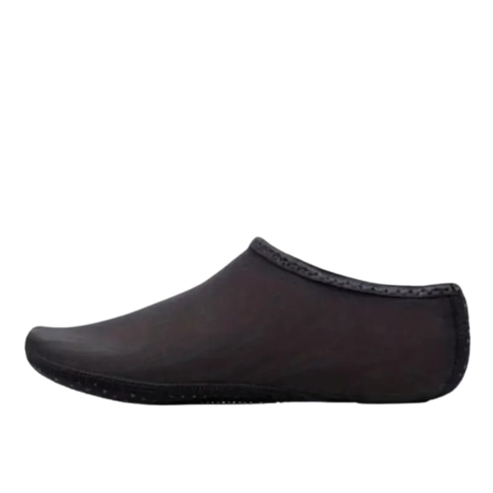 Boolavard Water Sports Shoes Barefoot Quick-Dry Aqua Yoga Socks Slip-on for Men Women Kids (1/2, Black, x_s)