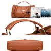 KOSSJAA Handbag ladies satchel purses and handbags for women Tote Bag Shoulder Bags Hobo Top Handle Purses 3PCS PU set (black) view 2