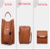 KOSSJAA Handbag ladies satchel purses and handbags for women Tote Bag Shoulder Bags Hobo Top Handle Purses 3PCS PU set (black) view 4