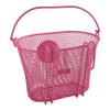 Biria Basket with Hooks, Front, Removable, Children Wire mesh Small Kids Bicycle Basket. can add Your Stickers, Diameter is 3", New, by BIRIA (Pink) view 3