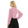 Alvivi Women's Sheer Mesh Chiffon Beachwear Swim Cover Ups Bikini Shrug Cardigan Nightwear Pink One Size view 4