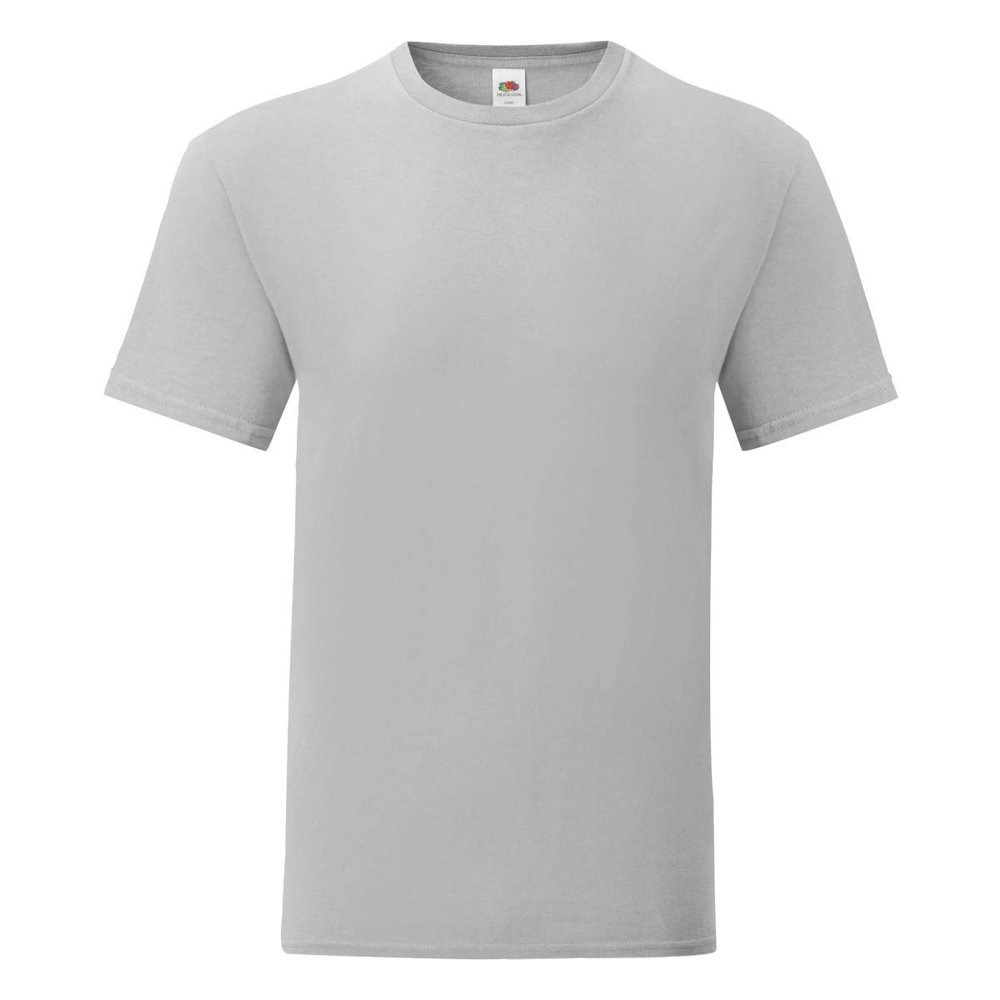 Fruit of the Loom 61430 Men's Iconic Tee 3 Pack - ZINC - S