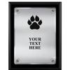 Crown Awards Mascot Award Plaques with Custom Engraving, 7x9 Paw Print Floating Plaque Award, Great Personalized Coaching Gift Prime view 1