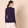 Amazon Essentials Women's Regular-Fit Lightweight Long-Sleeve V-Neck Sweater (Available in Plus Size), Dark Purple, 2X view 3