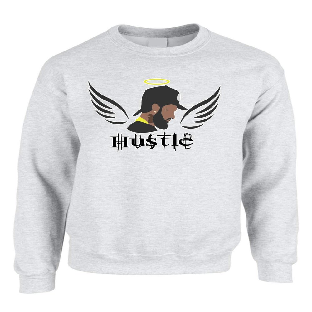 ALLNTRENDS Adult Sweatshirt Rip Fans Top Love Rest in Peace (M, Ash)
