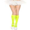 The Lovely Women's Opaque Nylon Knee High One Size Stocking (Neon Green-Knee High) view 1