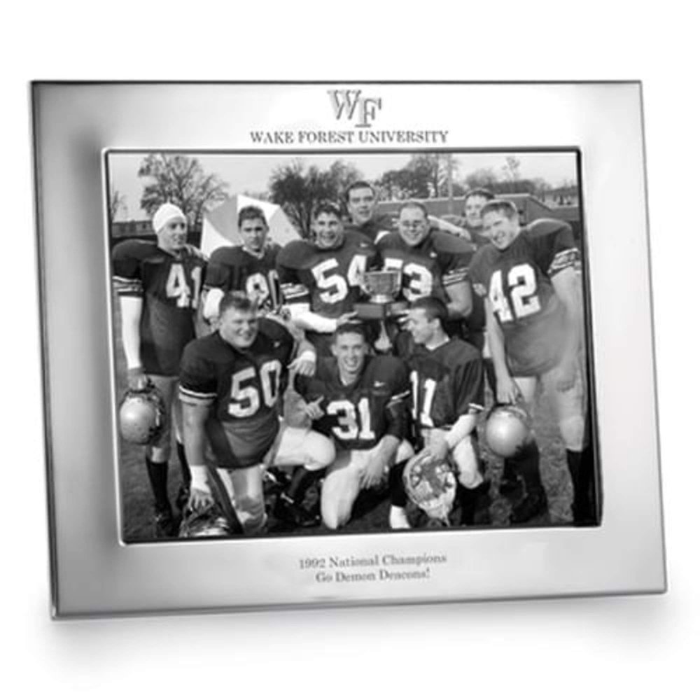 M. LA HART Polished Pewter 8x10 Picture Frame (Landscape)