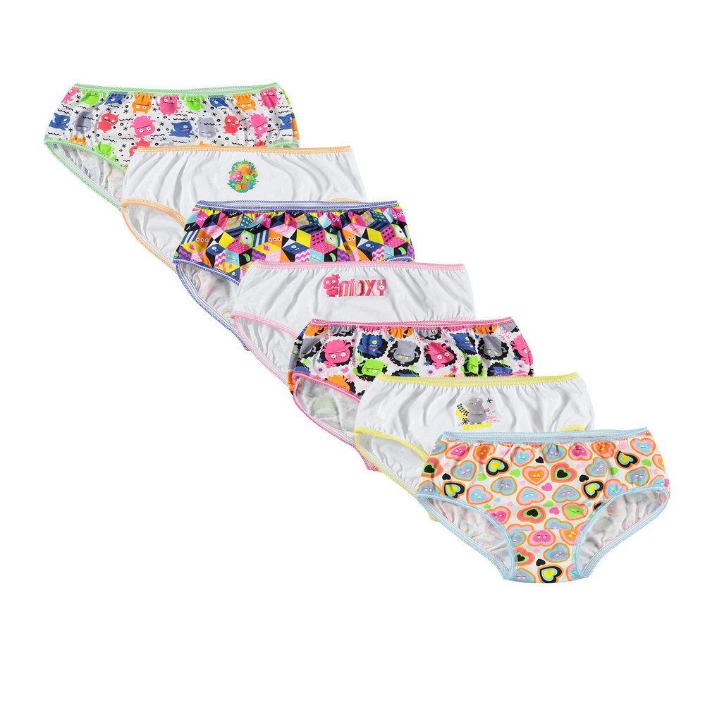 Ugly Dolls Little 7 Pack Girl Panties, Uglydollmulti, 4