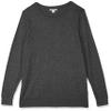 Amazon Essentials Women's Long-Sleeve Lightweight Crewneck Sweater (Available in Plus Size), Charcoal Heather, 2X view 1