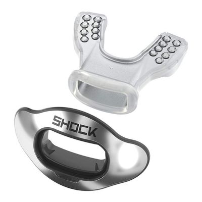 Shock Doctor 39-99-31 Interchange Mouthguard Silver Chrome OSFA-OSFA