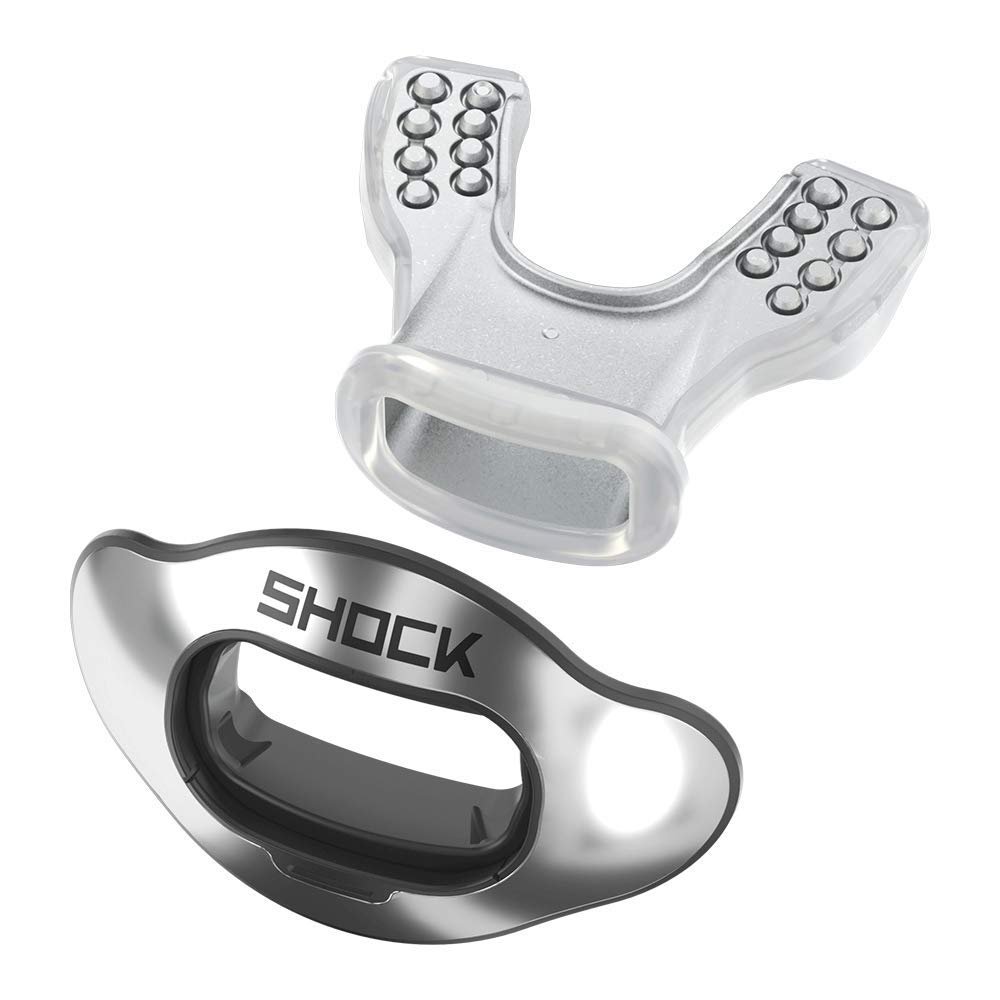 Shock Doctor 39-99-31 Interchange Mouthguard Silver Chrome OSFA-OSFA