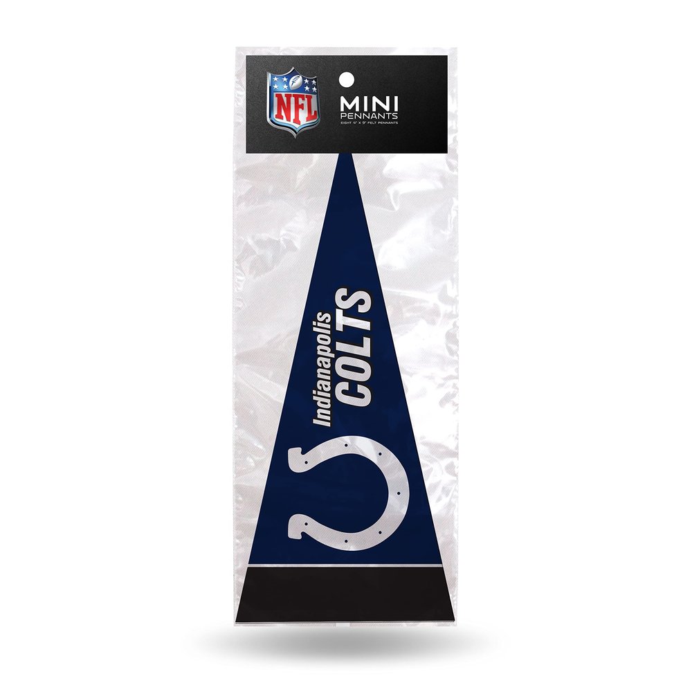 NFL Indianapolis Colts PennantPennant Mini 8 Piece, Team Colors, One Size