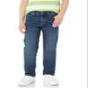 Amazon Essentials Boys' Regular Straight-Fit Jeans, Dark Wash, 16 Plus view 2