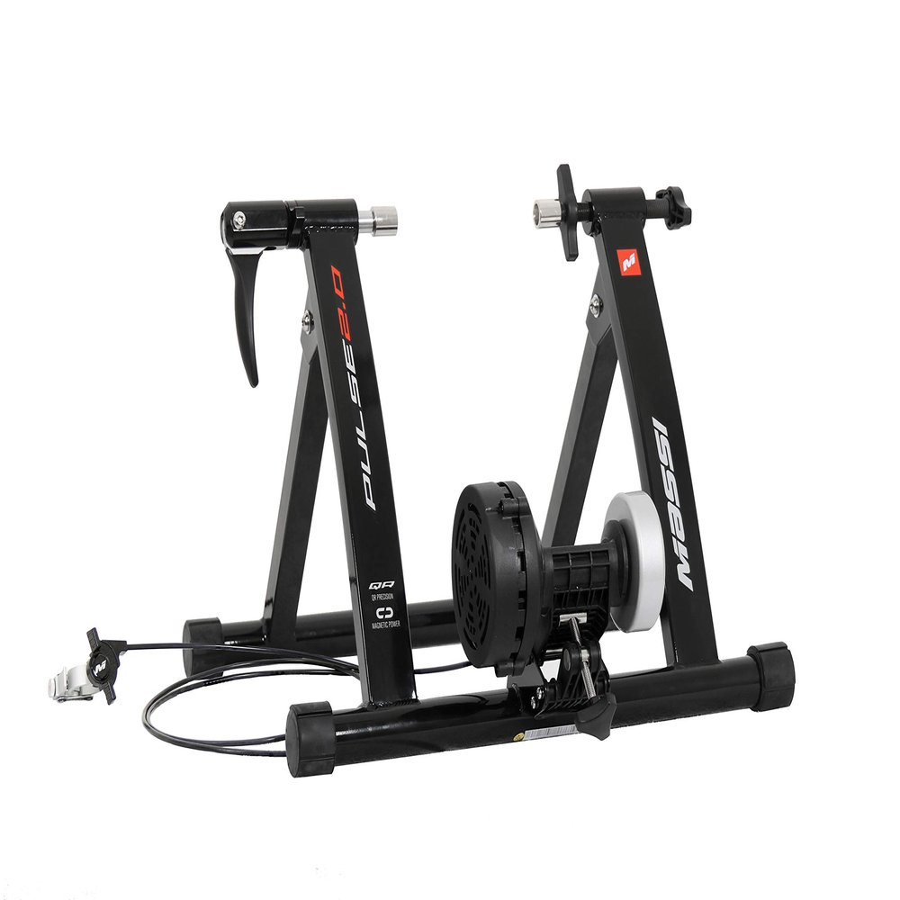Massi Pulse 2.0 Remote Magnetic Cycling Roller (Quick Fixing System, Maximum Stability, Outdoor Sports, Black, MTB26-27.5