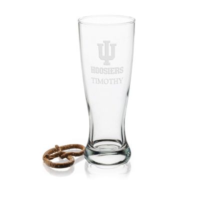 M. LA HART Indiana University 20oz Pilsner Glasses - Set of 2