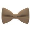 Bow Tie House Babies Classic Pre-Tied Bow Tie Formal Solid Tuxedo (Small, Peanut) view 1