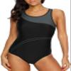 CharmLeaks One Piece Swimsuits for Women Racerback Bathing Suits Lap Swimsuits S view 1