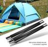 4.9M Tent Poles Replacement for Tarp, Multi Sections Foldable Adjustable Fiberglass Tarp Poles for Camping Backpacking,Lightweight Replacement Tent Poles view 2