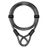 Titanker Bike Lock Cable,12mm Thick Security Cable with Loops Heavy Duty Steel Cable Vinyl Coated Bike Cable Lock Security Chain (4ft, 7ft, 15ft, 30ft) view 1